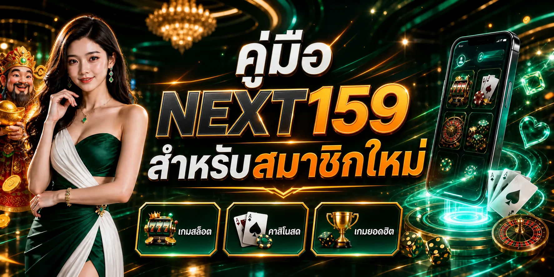NEXT159 คู่มือสมาชิกใหม่ สมัคร เข้าสู่ระบบ ฝากถอน